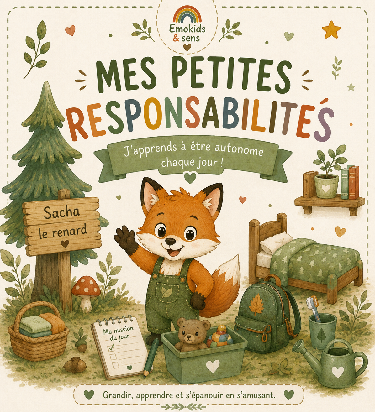 Mes petites responsabilités | Tableau éducatif à scratch