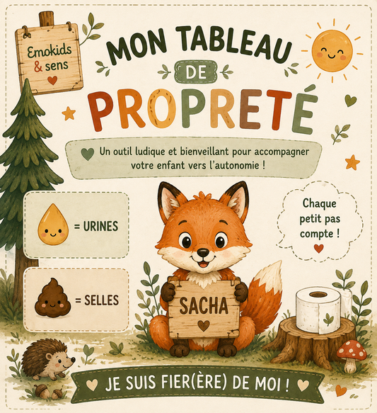 Mon tableau de propreté | Tableau éducatif à scratch